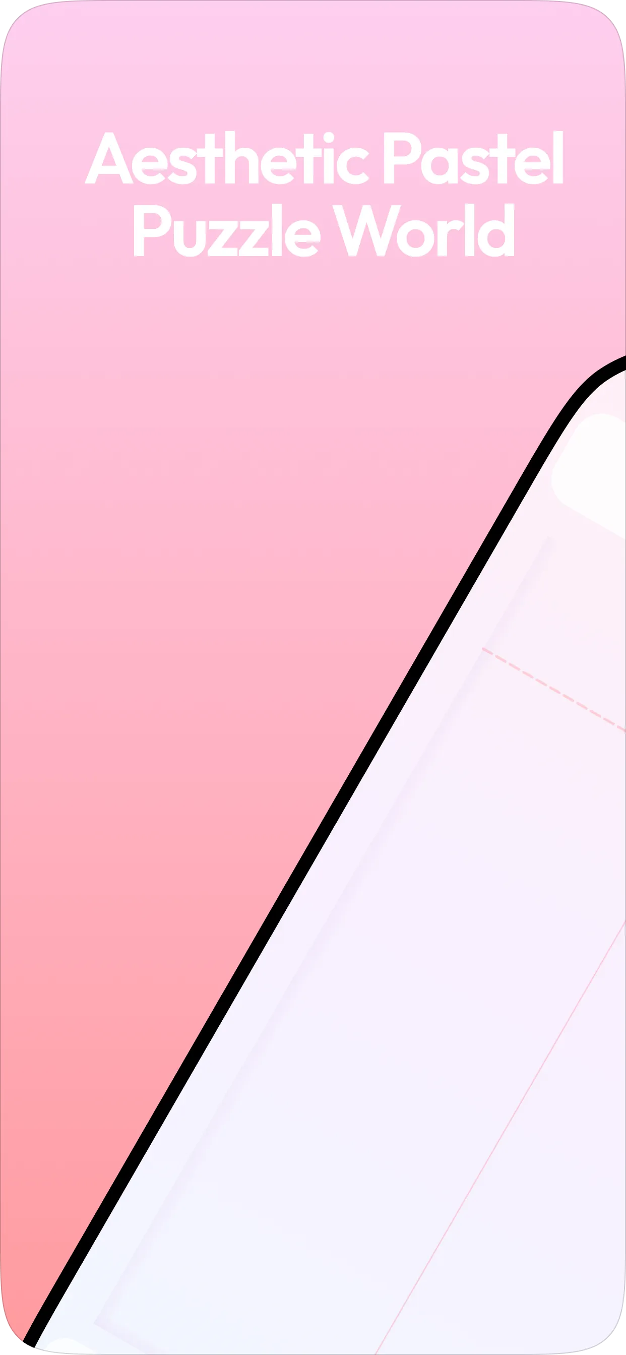 Aesthetic Pastel Puzzle World.